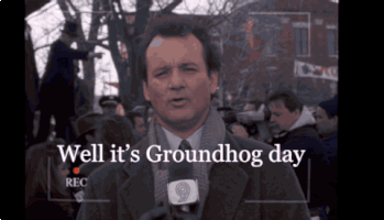 Bill Murray Groundhog GIF
